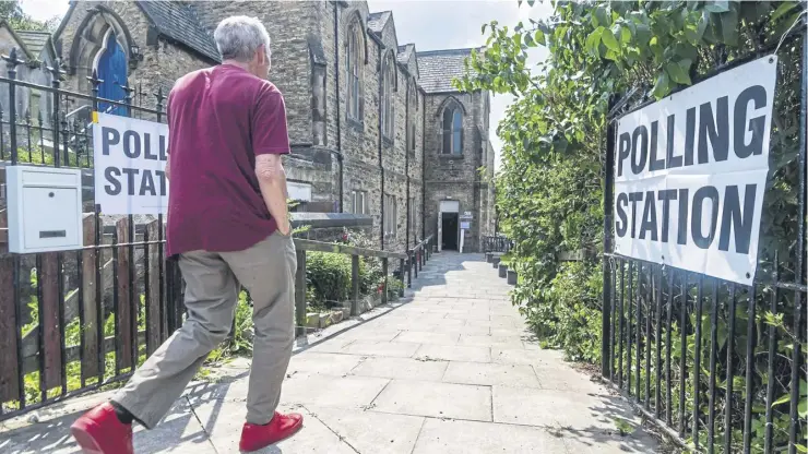 ?? ?? Calderdale voters will need photograph­ic ID to vote in person in the local elections for the first time on polling day, Thursday May 4, 2023