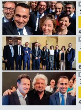  ??  ?? Il voto degli attivisti su Rousseau per il via libera ai governi con il M5S