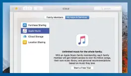  ??  ?? In iCloud’s prefs, click Manage Family to review payment and sharing settings.