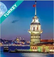  ??  ?? BOND BADDIE’S LAIR: Maiden’s Tower in Istanbul