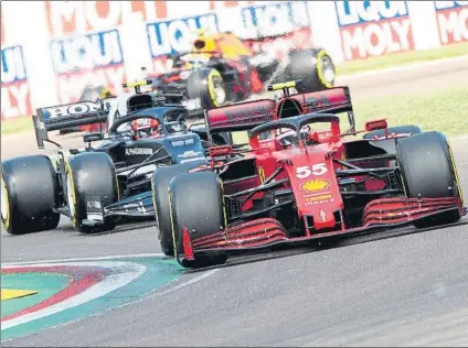  ?? FOTO: EFE ?? AlphaTauri se plantea como el gran rival de la escudería de Maranello en la pelea por liderar la zona media de la parrilla