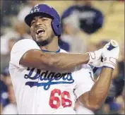  ?? Luis Sinco
Los Angeles Times ?? YASIEL PUIG, the Dodgers’ right fielder, got smugglers to get him out of Cuba, his fifth effort to escape.