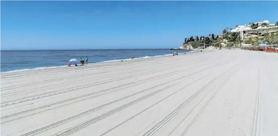  ?? Foto: Rathaus Nerja ?? Die Reinigung der Strände sollte den Bakterien überlassen werden.