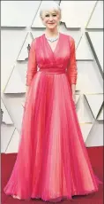  ??  ?? Helen Mirren: At 75, she rarely makes any mistakes in her film roles or in her fashion choices.