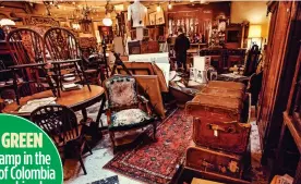  ??  ?? HOME GROUND: For a huge range of furniture stores – selling new and antique items – head to Kloosterst­raat