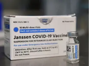  ?? AFP ?? Las vacunas de Janssen, línea de la firma Johnson&Johnson, tienen la ventaja de ser de una sola dosis.