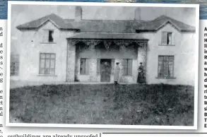  ??  ?? ABOVE: The ruin of Elsinore House behind the lifeboat station in Rosses Point. RIGHT: A sign at the site this week. LEFT: The house before its derelictio­n. The woman on the right is believed to be Henry Middleton’s sister Frances. BELOW LEFT:
The ruined Elsinore House.