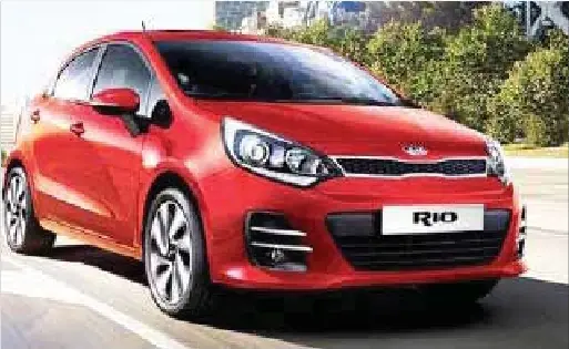 Kia Rio Wins The Budget Car Of The Year Award Pressreader