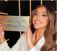  ?? ?? Nutsa Buzaladze, 25, impressed the American Idol judges with a classic by Jennifer Holliday
Nutsa Buzaladze / Instagram