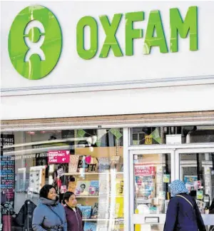  ?? BILD: SN/APA/AFP/JUSTIN TALLIS ?? Eines der Oxfam-Charity-Geschäfte in London.