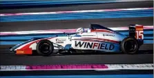  ?? (Photo DR) ?? Avis aux jeunes loups : les F du révélateur Winfield redémarren­t sur le circuit Paul-Ricard. Top départ le  février !