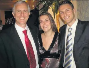  ??  ?? ‘BEST DAD EVER’: (Above and below) Jeremy with son Michael and daughter Caroline; (right, top) Jeremy with Caroline on her wedding day; (right, bottom) Jeremy Lister