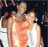  ??  ?? Nadine Willis and daughter Tatjana Berg at Caribbean Fashion Week (CFW) Opening Night Gala back in 2010.