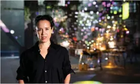  ?? Photograph: Ed Alcock/The Guardian ?? Constructi­ve period … Sarah Sze in Paris with her installati­on, Twice Twilight, from her show Night Into Day.