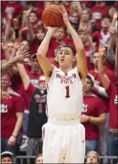  ?? COURTESY OF WASHINGTON STATE ?? Klay Thompson earned his jersey number at WSU by winning a game of one-on one.