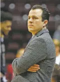  ?? ASSOCIATED PRESS FILE PHOTO ?? New Mexico coach Paul Weir gave his team Monday off, ahead of their Tuesday departure to Las Vegas, Nev., for the Mountain West Conference Tournament. The Lobos will face either Wyoming or San Jose State on Thursday.