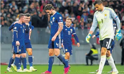  ?? Getty. ?? Scotland morale collapsed as Russia turned on the style with goals in Thursday’s clash in Moscow.