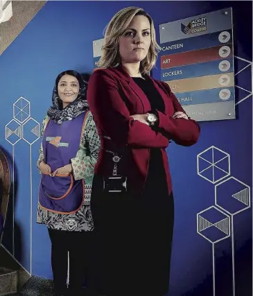  ??  ?? Main, Sunetra Sarker and Jo Joyner star in Ackley Bridge; inset, Arena: American Epic