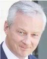  ??  ?? Bruno Le Maire