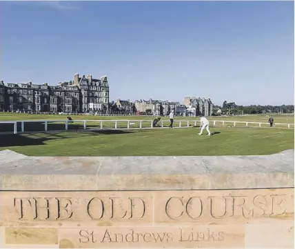  ??  ?? 0 The Old Course, St Andrews is No 1 among Golf World/today’s Golfer list of top 100 Scottish courses