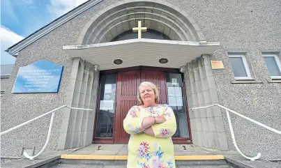  ?? Photograph by Scott Baxter ?? DISMAYED: Rev Susan Sutherland says the incidents will affect the wider community.