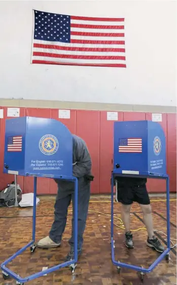  ?? ARCHIVO ?? Hoy se celebran elecciones primarias en la ciudad de Nueva York, con miras a las elecciones generales del 7 de noviembre.