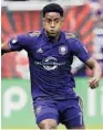  ?? JOHN RAOUX/ASSOCIATED PRESS ?? Orlando City midfielder Cristian Higuita plays with passion.