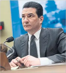  ?? TOYA SARNO JORDAN BLOOMBERG FILE PHOTO ?? With pharmaceut­ical companies pulling back from antibiotic­s, U.S. Food and Drug Administra­tion commission­er Scott Gottlieb called for stronger incentives to invest in them.