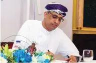  ?? - Shabin E/ Times of Oman ?? Yaqoob bin Saif Al Kiyumi, chief executive officer of OPWP.