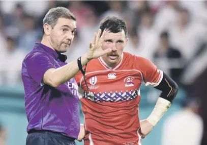  ?? Picture: Reuters ?? POPULAR. Russian captain Vasily Artemyev has won the fans over during the Rugby World Cup.