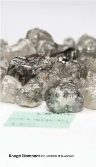  ?? PIC: MORERI SEJAKGOMO ?? Rough Diamonds