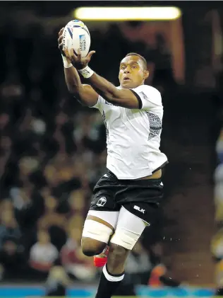  ?? Photo: Zimbio ?? Fiji Airways Flying Fijians lock Leone Nakarawa is going to be closely marked by the Irish in Sunday’s (Fijian time) Test clash.