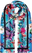  ??  ?? Scarf, £250, Mary Katrantzou at fenwick.com