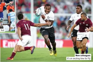  ??  ?? Refereeing a Test
New colleagues It’s an exciting time for Fiji