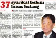  ??  ?? LAPORAN Harian Metro, 9 Januari lalu.