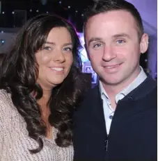  ??  ?? Lisa and Barry O’Neill, Blackrock Road at Anto Mackin’s 50th