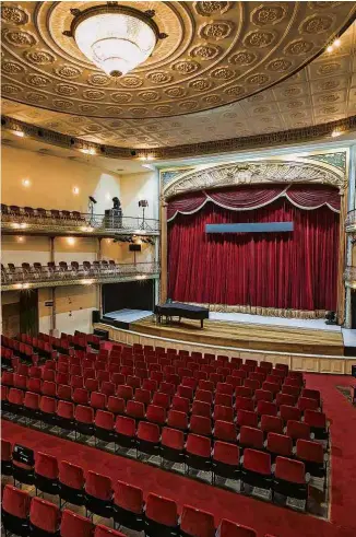  ?? ?? Theatro São Pedro, na Barra Funda, que exibe montagens de ópera