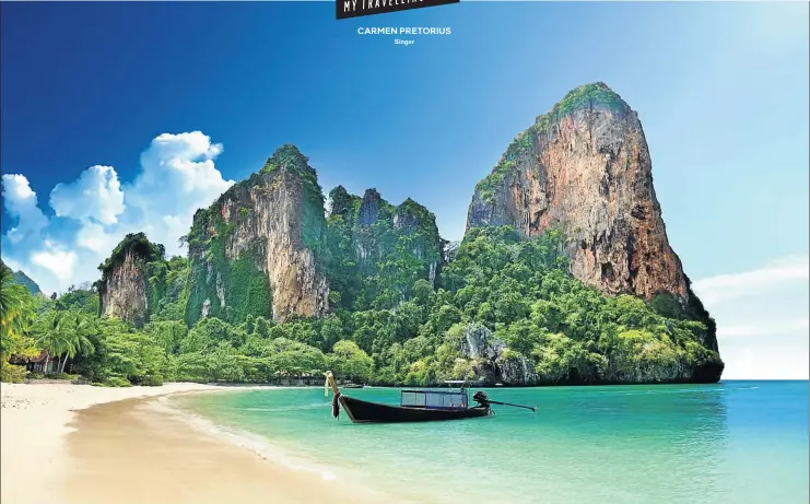  ?? Picture: 123rf.com/profile_iakov ?? LONGTAIL TO FREEDOM Railay Beach in Krabi, Thailand, is only accessible by boat.