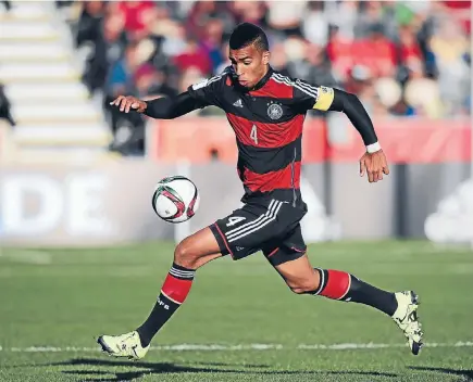  ?? Photo: GETTY IMAGES ?? Germany under-20 captain Kevin Akpoguma will be a pivotal figure against Nigeria in Christchur­ch tomorrow