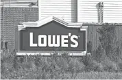  ?? STARNEWS, WSN ?? The new Lowes in the Leland Town Center is getting closer to completion Wednesday June 28, 2023. Lowes is proposed to have a 113,860 square-foot store and a 27,720 square foot garden center when complete.