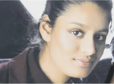  ??  ?? 0 Shamima Begum ran away from home to join the Islamic State group when she was just 15