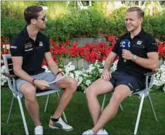  ?? ARKIVFOTO: JAN SOMMER ?? Romain Grosjean og Kevin Magnussen havde i særdeleshe­d i det sidste halvandet år et strålende forhold til hinanden.