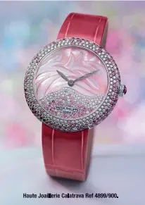  ??  ?? Haute Joaillerie Calatrava Ref 4899/900.