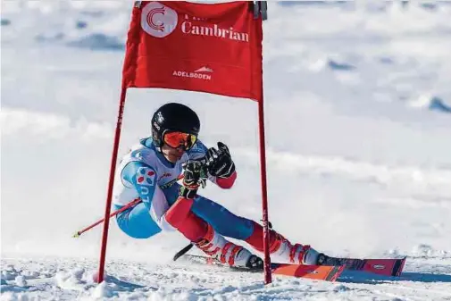  ?? Foto: privat ?? Joachim Keghian bei den Landesmeis­terschafte­n in Adelboden.