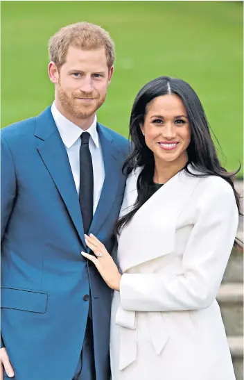  ??  ?? Capturing a prince: divorcees Wallis Simpson and Meghan Markle were both 34 when they met the men they were to marry. Now the Duke and Duchess of Sussex are to move to Frogmore Cottage in Home Park, left, where the Duke and Duchess of Windsor are buried