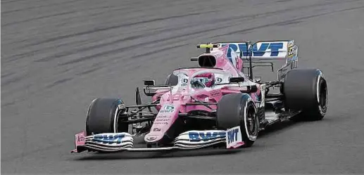  ?? Foto: AFP ?? In der Fahrerwert­ung werden Racing-Point-Fahrer Lance Stroll keine Punkte abgezogen.