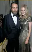  ??  ?? Above: Donna with her ex, James Middleton