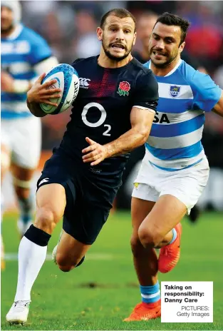  ?? PICTURES: Getty Images ?? Taking on responsibi­lity: Danny Care