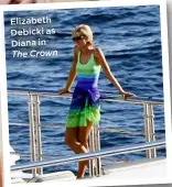  ?? ?? Elizabeth Debicki as Diana in The Crown