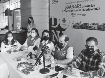  ?? FOTO: EL DEBATE ?? > Rueda de prensa para invitar a participar en la rifa de Cruz Roja Sinaloa.
